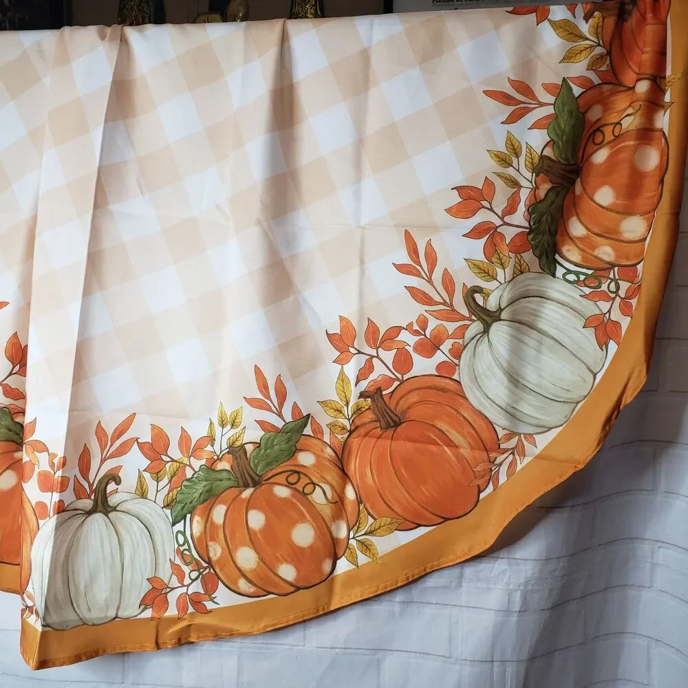Romanstile orange plaid